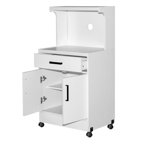 Winston Porter Shelby Wood Kitchen Cart & Reviews Wayfair